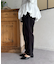 ラインカットテーパードパンツ