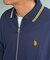 【U.S. POLO ASSN.】鹿の子ジップブルゾン