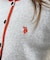 【U.S. POLO ASSN.】フェイクレイヤードスウェットライクカーディガン