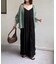 ラメワッシャー袖シャーリングシアーシャツ