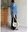 ラメワッシャー袖シャーリングシアーシャツ