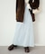 【Kastane】シアーベロアフレアスカート