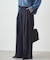 【Loungedress】2タックワイドパンツ