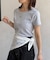 【新色登場！】チャーム付きコンパクトTシャツ