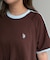 【U.S. POLO ASSN.】半袖ティアードワンピース
