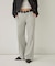 【WHO'S WHO gallery】スウェットミディフレアスタッズパンツ