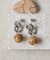 【ear PAPILLONNER】ラウンドストーンピアス