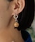 【ear PAPILLONNER】ラウンドストーンピアス
