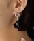 【ear PAPILLONNER】ラウンドストーンピアス