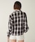 【WHO'S WHO gallery】チェックウエスタンシャツ