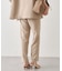 【Loungedress】ダブルクロステーパードパンツ