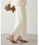 【Loungedress】スムースニットタイトスカート
