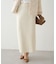 【Loungedress】スムースニットタイトスカート