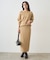 【Loungedress】スムースニットタイトスカート