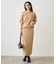 【Loungedress】スムースニットタイトスカート