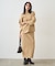 【Loungedress】スムースニットタイトスカート