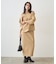 【Loungedress】スムースニットタイトスカート