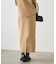 【Loungedress】スムースニットタイトスカート