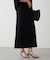 【Loungedress】スムースニットタイトスカート