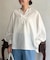 リネンライクスキッパーブラウス