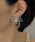 【ear PAPILLONNER】ワイヤーフラワーピアス