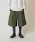 【Lui's】ミリタリーワイドショートパンツ