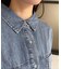 両ポケ前後差デニムシャツ