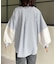 袖切替ボリュームシャツ