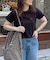 【U.S. POLO ASSN.】クロップドT