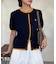 【U.S. POLO ASSN.】フェイクレイヤードスウェットライクカーディガン