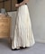 ワッシャープリーツスカート