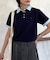 【U.S. POLO ASSN.】フェイクレイヤード鹿の子ポロ