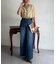 ノースリフリルブラウス