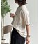 【U.S. POLO ASSN.】配色リブ鹿の子T