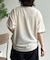【U.S. POLO ASSN.】配色リブ鹿の子T