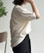 【U.S. POLO ASSN.】配色リブ鹿の子T