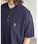【U.S. POLO ASSN.】配色リブ鹿の子ヘンリー