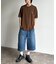 【U.S. POLO ASSN.】配色リブ鹿の子ヘンリー