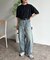【U.S. POLO ASSN.】配色リブ鹿の子ヘンリー