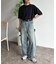 【U.S. POLO ASSN.】配色リブ鹿の子ヘンリー