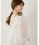 【Chico】パワショルレースペプラムワンピース