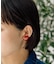 【ear PAPILLONNER】天然石ハートイヤリング