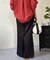 サイドポケットデザインベルト付きパンツ