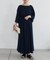 【Loungedress】シャーリングワンピース