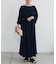 【Loungedress】シャーリングワンピース