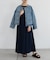 【Loungedress】シャーリングワンピース