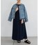 【Loungedress】シャーリングワンピース