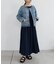 【Loungedress】シャーリングワンピース