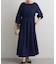 【Loungedress】シャーリングワンピース