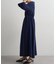 【Loungedress】シャーリングワンピース